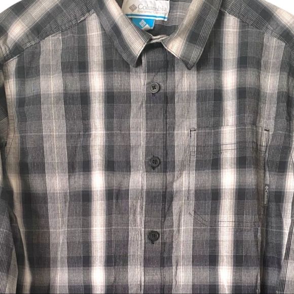 2/$30🌻Columbia: Men’s Plaid Long Sleeved Button Down Shirt - Picture 3 of 8